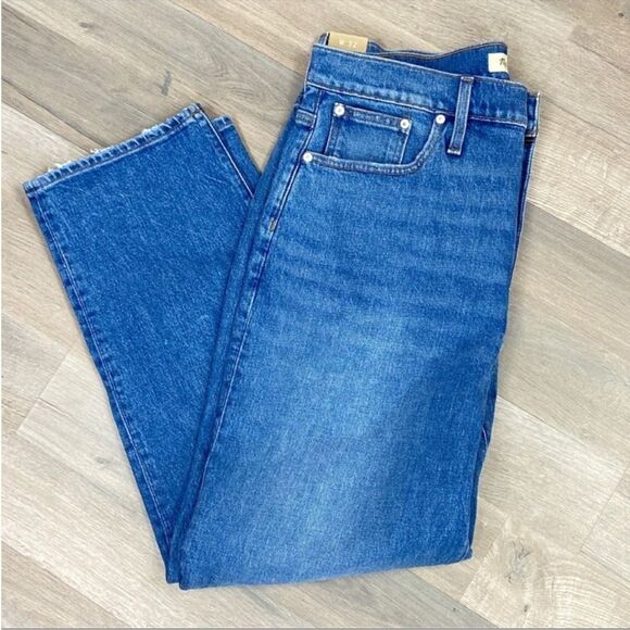 Madewell The Perfect Vintage Straight Jean Blue 32 - Picture 3 of 13